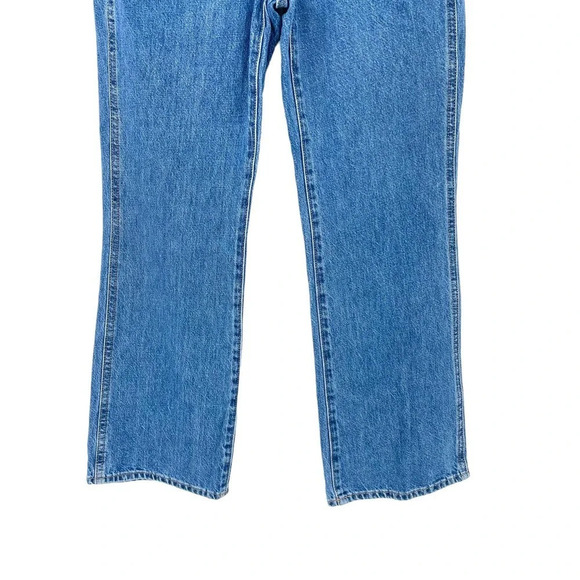 Aritzia Sunday Best Zinger Jeans Mid Rise Flare 90s Medium Wash Blue Size 25 - Picture 6 of 9